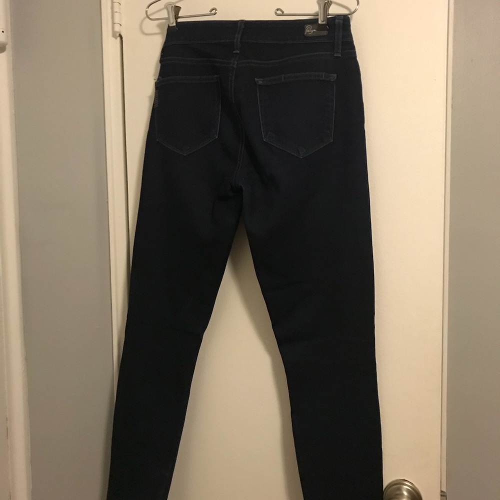 Dark Wash Paige Skinny Jeans - Picture 5 of 7
